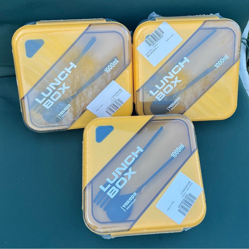 Bundle of 3 Bento Lunch Box Set